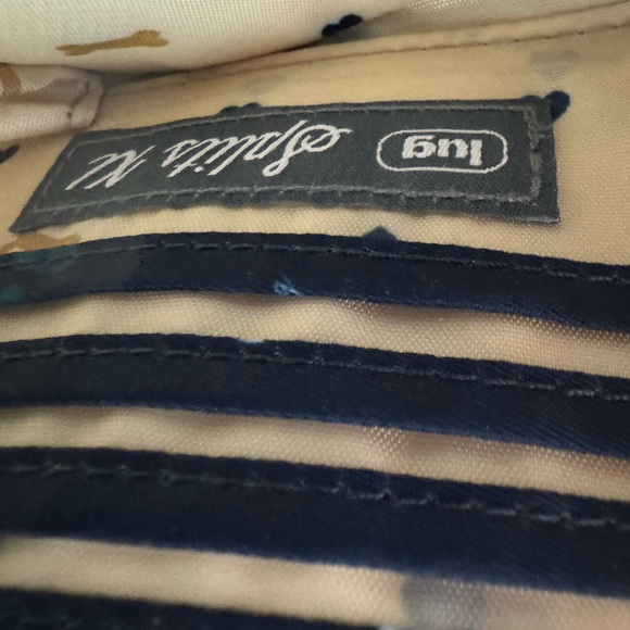 lug Navy Paw Print Wristlet with Multicolor Accents - Picture 6 of 11